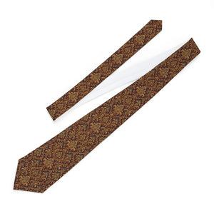 Elegant Pattern Neck Stylish Necktie - Satin Finish - Dipaliz - Neckties