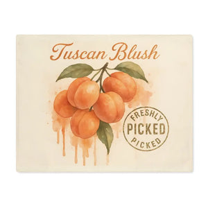 Tuscan Blush Placemat - Vibrant Kitchen Decor Design - Dipaliz - 18’’ × 14’’ - Placemats