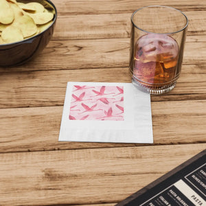 Pink Flamingo Napkins – Bridal Shower Decor - Dipaliz - Paper