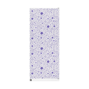 Purple Floral Wrapping Paper – Elegant Bloom - Dipaliz
