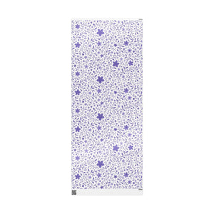 Purple Floral Wrapping Paper – Elegant Bloom - Dipaliz