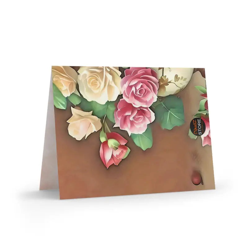 Elegant Rose Blank Greeting Cards for Heartfelt Hellos - Paper Products