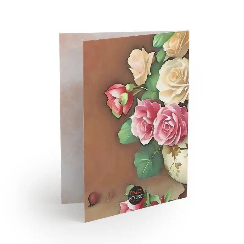 Elegant Blank Greeting Cards with Roses for Heartfelt Hellos - Paper Products