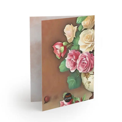 Elegant Rose Blank Greeting Cards for Heartfelt Hellos - Paper Products