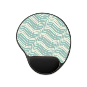 Premium Elegant Wave Mouse Pad with Wrist Rest - Dipaliz - Foot / 10.15’’ × 9.17’’ - Pads