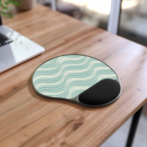 Wave Pattern Mouse Pad – Wrist Rest Neoprene - Dipaliz - Pads