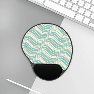 Wave Pattern Mouse Pad – Wrist Rest Neoprene - Dipaliz - Pads