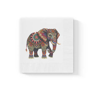 White Coined Napkins - Elegant Modern Style - Dipaliz - Paper