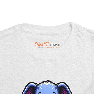 Short Sleeve Tee Elephant Reading a Book Design by Dipaliz - Baby & Toddler Clothing