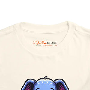 Short Sleeve Tee Elephant Reading a Book Design by Dipaliz - Baby & Toddler Clothing