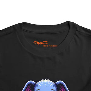 Short Sleeve Tee Elephant Reading a Book Design by Dipaliz - Baby & Toddler Clothing