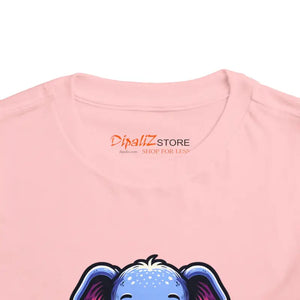 Short Sleeve Tee Elephant Reading a Book Design by Dipaliz - Baby & Toddler Clothing