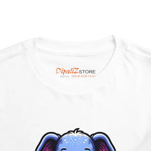 Short Sleeve Tee Elephant Reading a Book Design by Dipaliz - Baby & Toddler Clothing