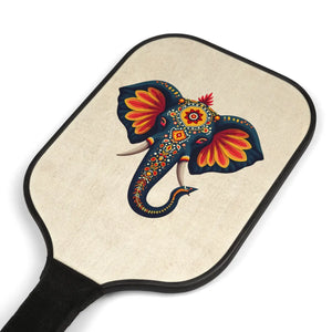 Vibrant Pickleball Paddle Set - Elephant Design - Dipaliz