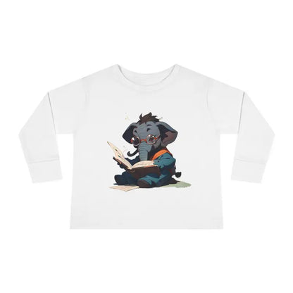 Trunk-tastic Elephant Fun Toddler Long Sleeve Tee Explodes with Joy! - Kids Clothes