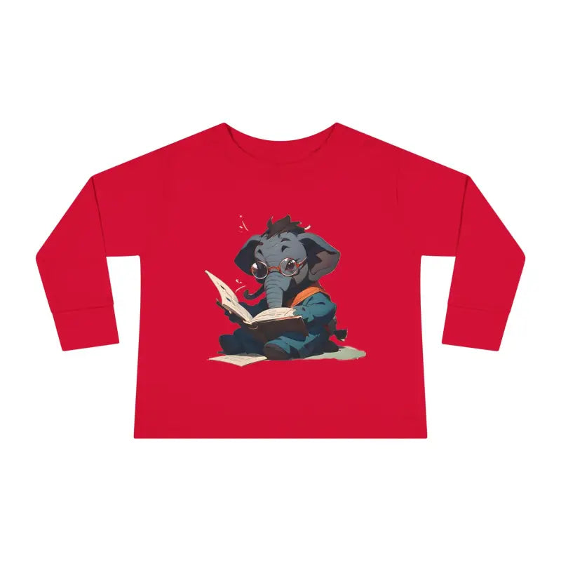 Trunk-tastic Elephant Fun Toddler Long Sleeve Tee Explodes with Joy! - Kids Clothes