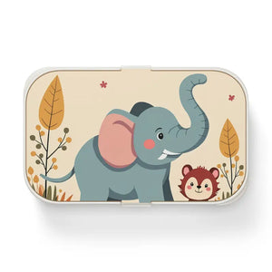 Elephant Bento Lunch Box with Charming Design - Dipaliz - one Size - Sets