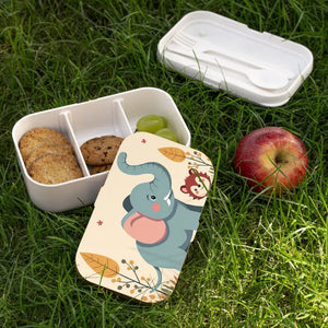 Elephant Bento Lunch Box with Charming Design - Dipaliz - one Size - Sets