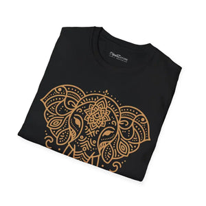 Mandala Elephant Softstyle t Shirt Unisex Comfort Tee - Dipaliz - T-shirts