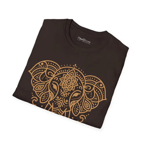 Mandala Elephant Softstyle t Shirt Unisex Comfort Tee - Dipaliz - T-shirts
