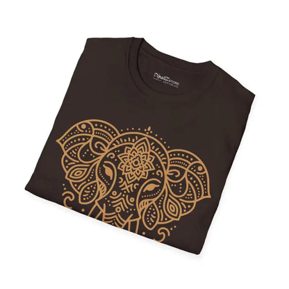 Unisex Softstyle T-shirt with Mandala Elephant Magic - T-shirt