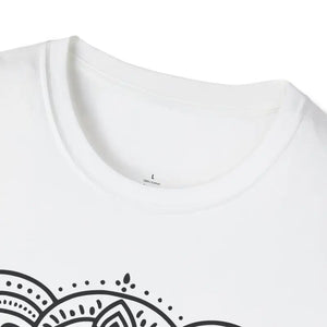 Mandala Elephant Softstyle t Shirt Unisex Comfort Tee - Dipaliz - T-shirts