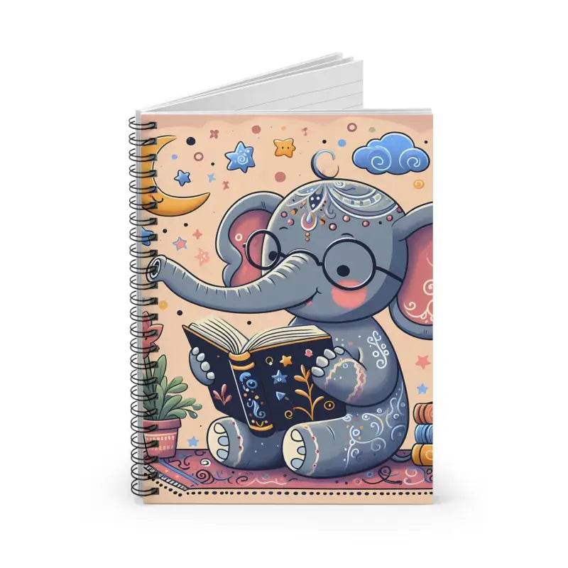 Elephant Reading Spiral Notebook: your Daily Ruled Line Companion - one Size Paper Products