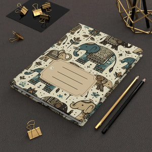 Blue Elephant Hardcover Journal - Ignite Creative Sparks - Dipaliz - Paper Products