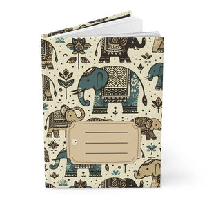 Blue Elephant Hardcover Journal - Ignite Creative Sparks - Dipaliz - Journals