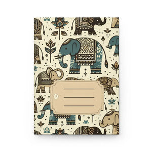 Blue Elephant Hardcover Journal - Ignite Creative Sparks - Dipaliz - Journals