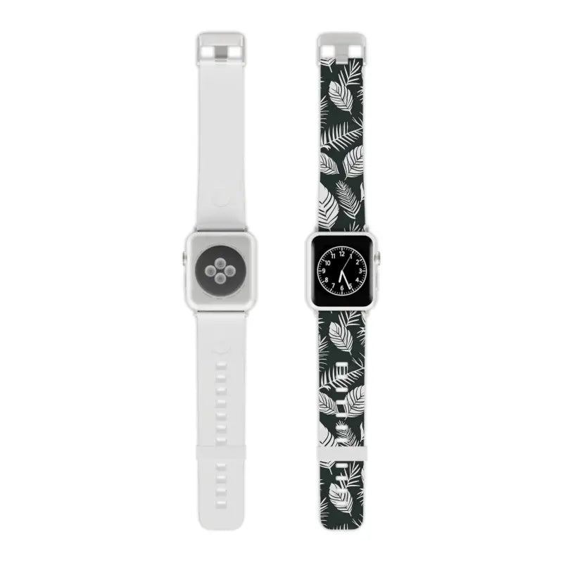 Upgrade your Apple Watch with a Stylish Thermo Elastomer Band - 7.5’’ × 0.75’’ / 42 - 44 Mm / Silver Accessories