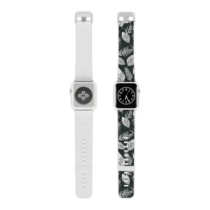 Upgrade your Apple Watch with a Stylish Thermo Elastomer Band - 8’’ × 0.75’’ / 42 - 44 Mm / Silver Accessories