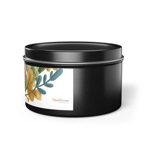 Tin Candles - Fresh Coffee Mango Coconut Scented Spa Ambiance - Dipaliz