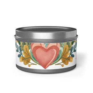 Tin Candles - Fresh Coffee Mango Coconut Scented Spa Ambiance - Dipaliz