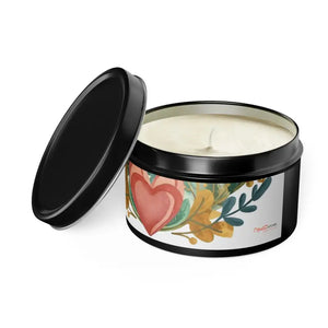 Tin Candles - Fresh Coffee Mango Coconut Scented Spa Ambiance - Dipaliz