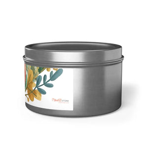 Tin Candles - Fresh Coffee Mango Coconut Scented Spa Ambiance - Dipaliz