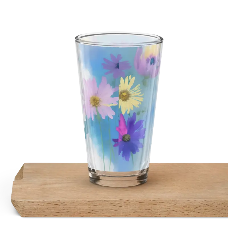 Elevate your Bar with the Dipaliz Floral Shaker Pint Glass - Glasses