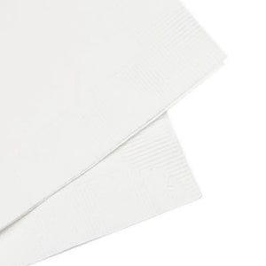 White Coined Napkins - Elegant Party Table Decor - Dipaliz - Paper