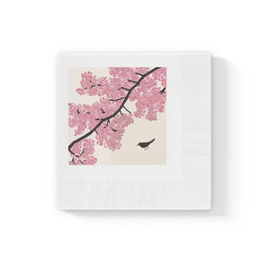 White Coined Napkins - Elegant Party Table Decor - Dipaliz - 4.8’’ x / 50 Pcs - Paper