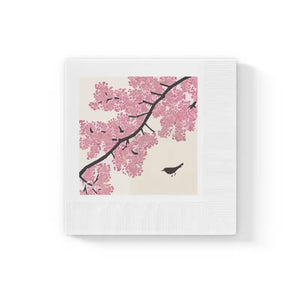 White Coined Napkins - Elegant Party Table Decor - Dipaliz - 6.5’’ x / 50 Pcs - Paper