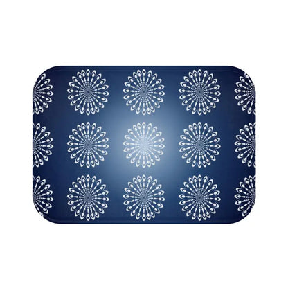 Elevate your Bathroom with a Chic Geometric Bath Mat - 24’’ × 17’’ Home Decor