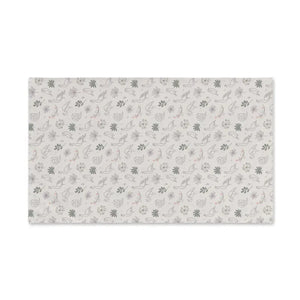 Cotton Hand Towel - Animals Nature Design - Dipaliz - White Base / 28’’ × 16’’ - Towels