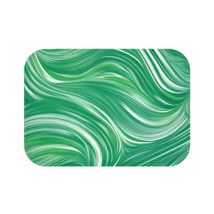 Bath Mat - Wavy Pattern Pre Constructed Soft Design - Dipaliz - Mats & Rugs