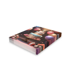 Birthday Greeting Cards with Matching White Envelopes - Dipaliz - & Note