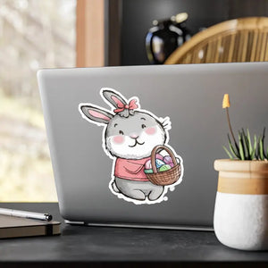 Easter Bunny Sticker Kiss Cut Vinyl Decal Spring Basket - Dipaliz - Decorative Stickers