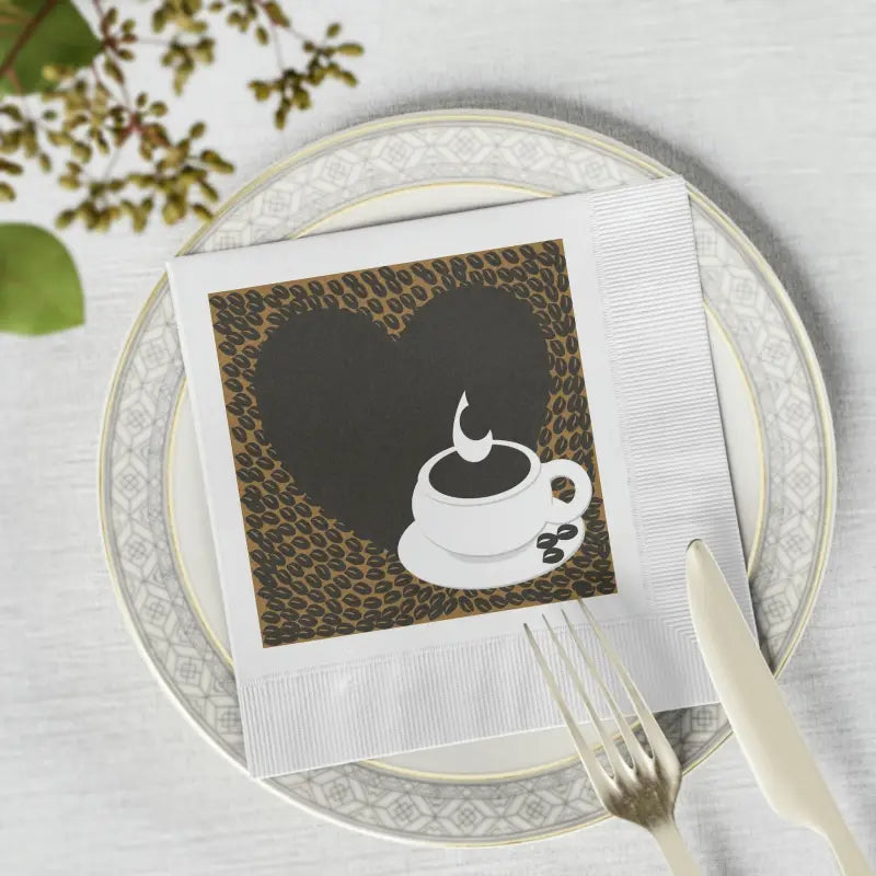 Class Up your Celebration with Elegant White Coined Napkins - Home Decor