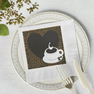White Coined Napkins - Elegant Party Essential - Dipaliz - Paper
