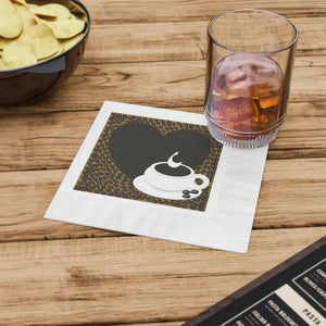 White Coined Napkins - Elegant Party Essential - Dipaliz - Paper