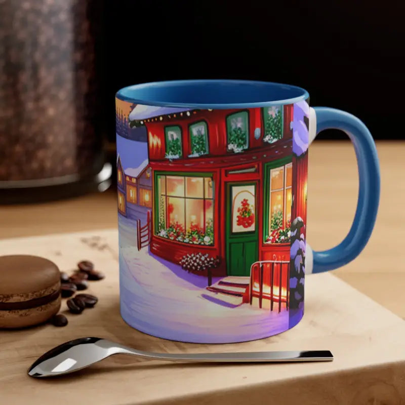 Sip in Style: Vibrant Accent Coffee Mug for your Daily Brew - Blue / 11oz