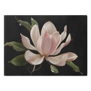 Large Pink Flower Cutting Board - Bold Artistic Kitchen Prep - Dipaliz - Boards